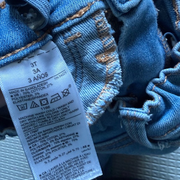 Old Navy|Baby girl/toddler cute outfit Light Pink Tee & skinny jeansâ˘â˘â˘3T,staple - Picture 6 of 7